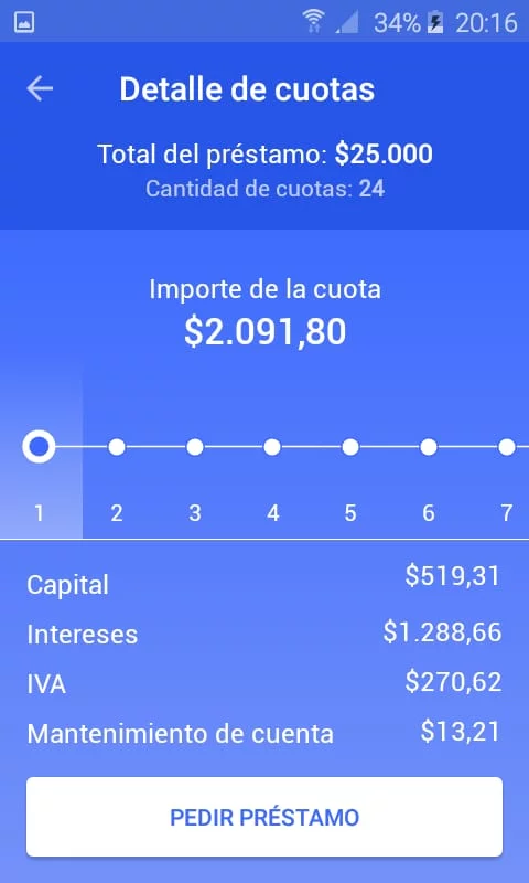 App para Financieras. Requisitos.