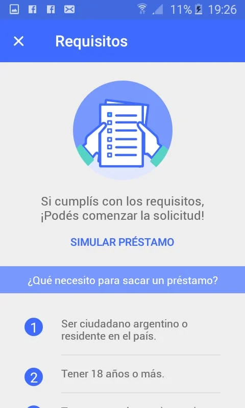 App para Financieras. Requisitos.