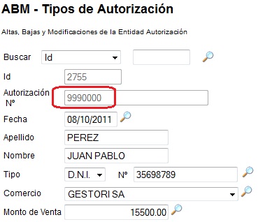 Programa para Gestión de Créditos